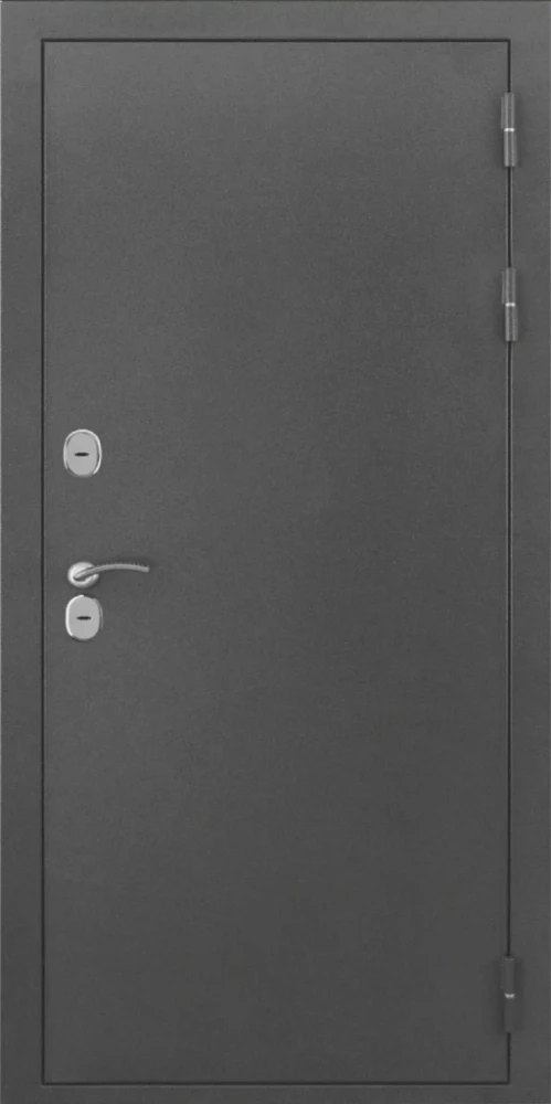 Входная дверь ДвериПРО L-Термо серебро Экошпон СБ-3 (16мм, капучино) DPRO198322 внешняя сторона