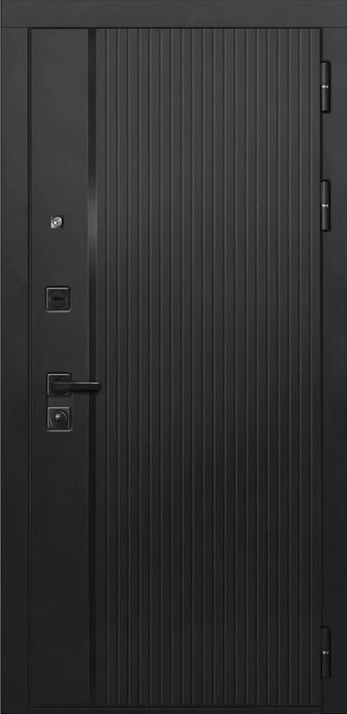 Входная дверь ДвериПРО L-45 ФЛ-677 (10мм, белый матовый) DPRO196526 внешняя сторона