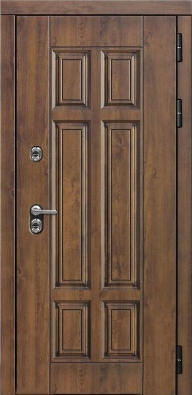 Входная дверь ДвериПРО Квадро ФЛ-256 (10мм, бетон пепельный) DPRO195382 внешняя сторона