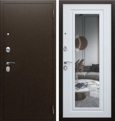 Дверь Комфорт с зеркалом