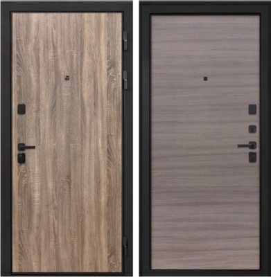 Дверь Интекрон Профит Black (фурнитура черная) Дуб турин