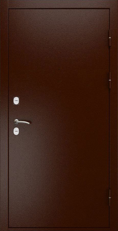 Входная дверь ДвериПРО L Термо ФЛ-701 (10мм, дуб шоколад) DPRO195503 внешняя сторона