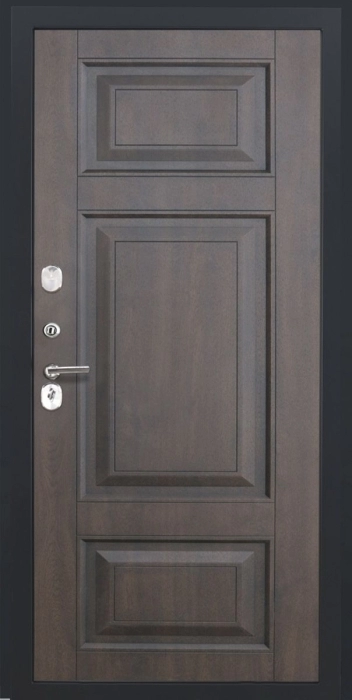 Входная дверь Модель L - 47 ФЛ-659 (12мм, nussbaum+черная патина винорит) внутренняя сторона