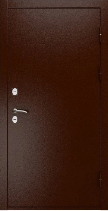 Входная дверь L Термо СБ-1 (ст. белое, 16мм, венге) внешняя сторона